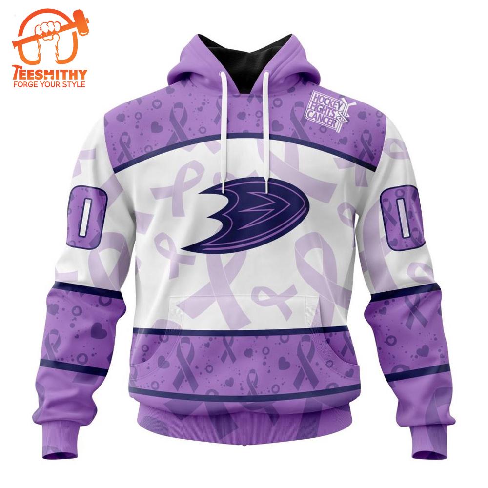 Anaheim Ducks Hoodie Special Lavender – Fight Cancer Hoodie LV IOU98VY9