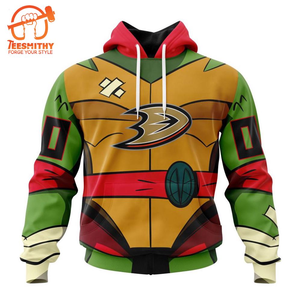 Anaheim Ducks Hoodie Special Teenage Mutant Ninja Turtles Design Hoodie LV 3NJIAHYI