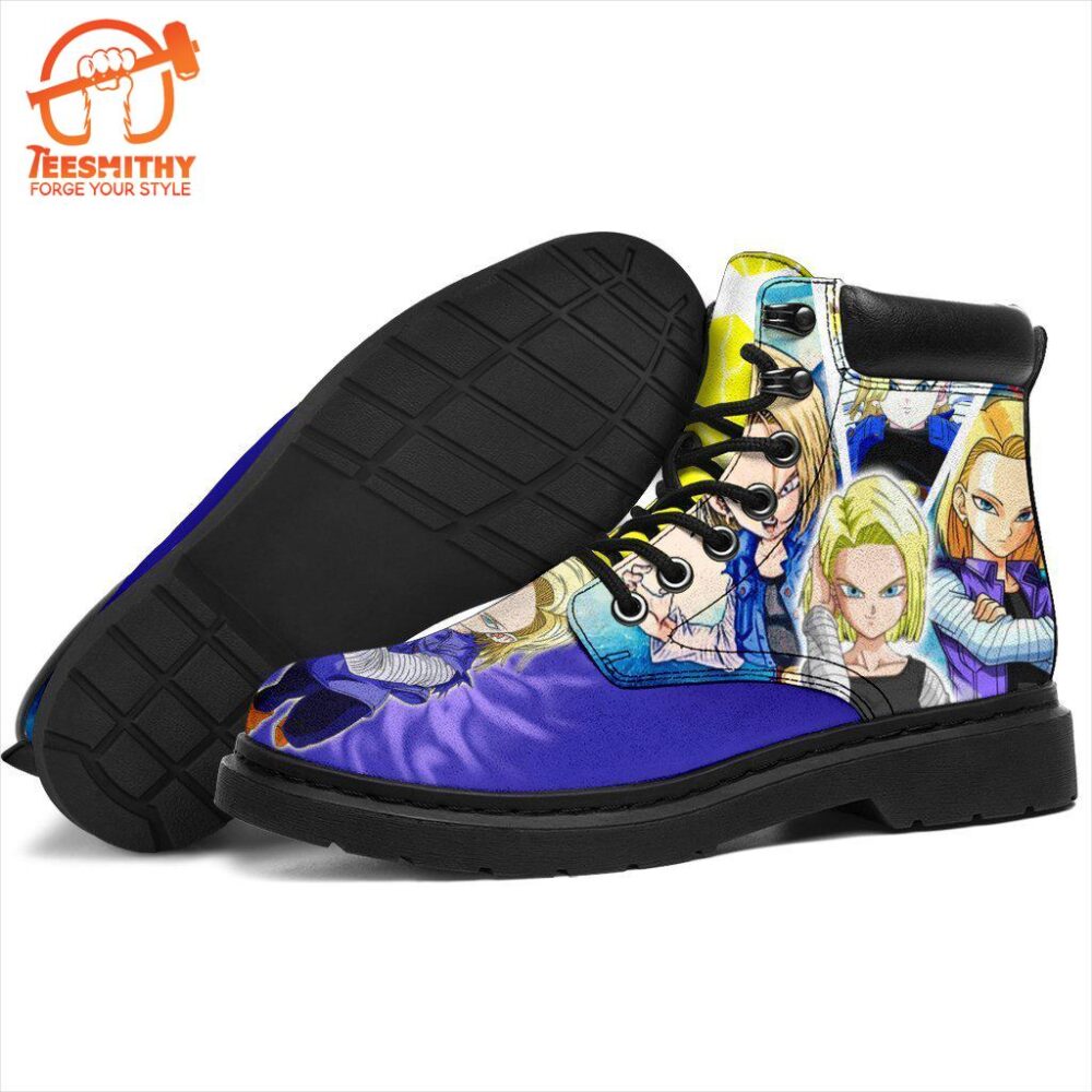 Android 18 Dragon Ball Boots Shoes Anime Custom Idea