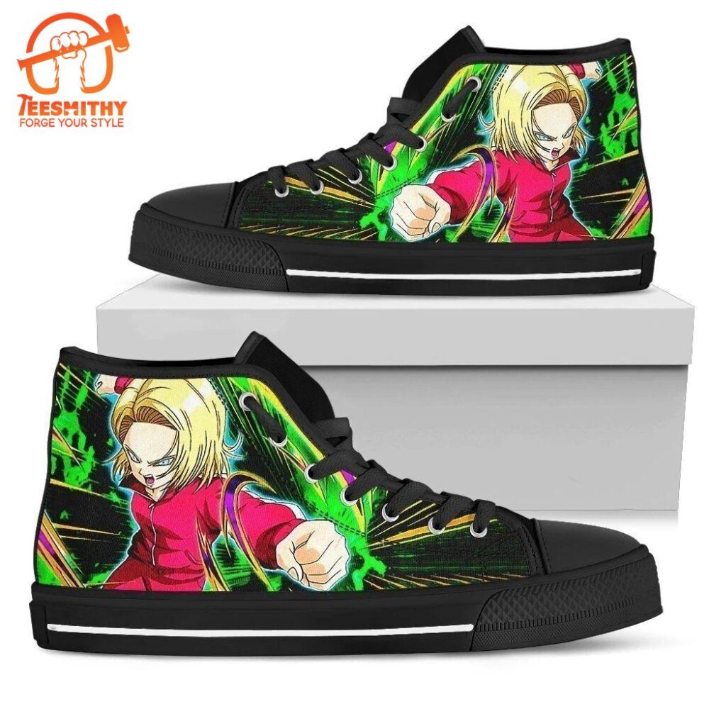 Android 18 High Top Shoes Dragon Ball Custom