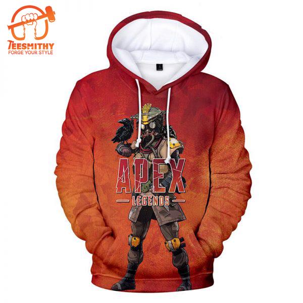 Apex Legends – Apex Legends Game Series Bloodhound Soldier Red All Over Printed Hoodie