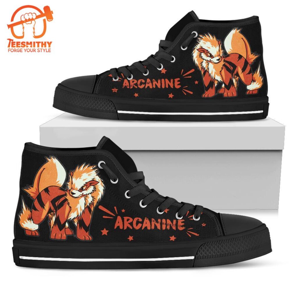 Arcanine High Top Shoes Gift Idea