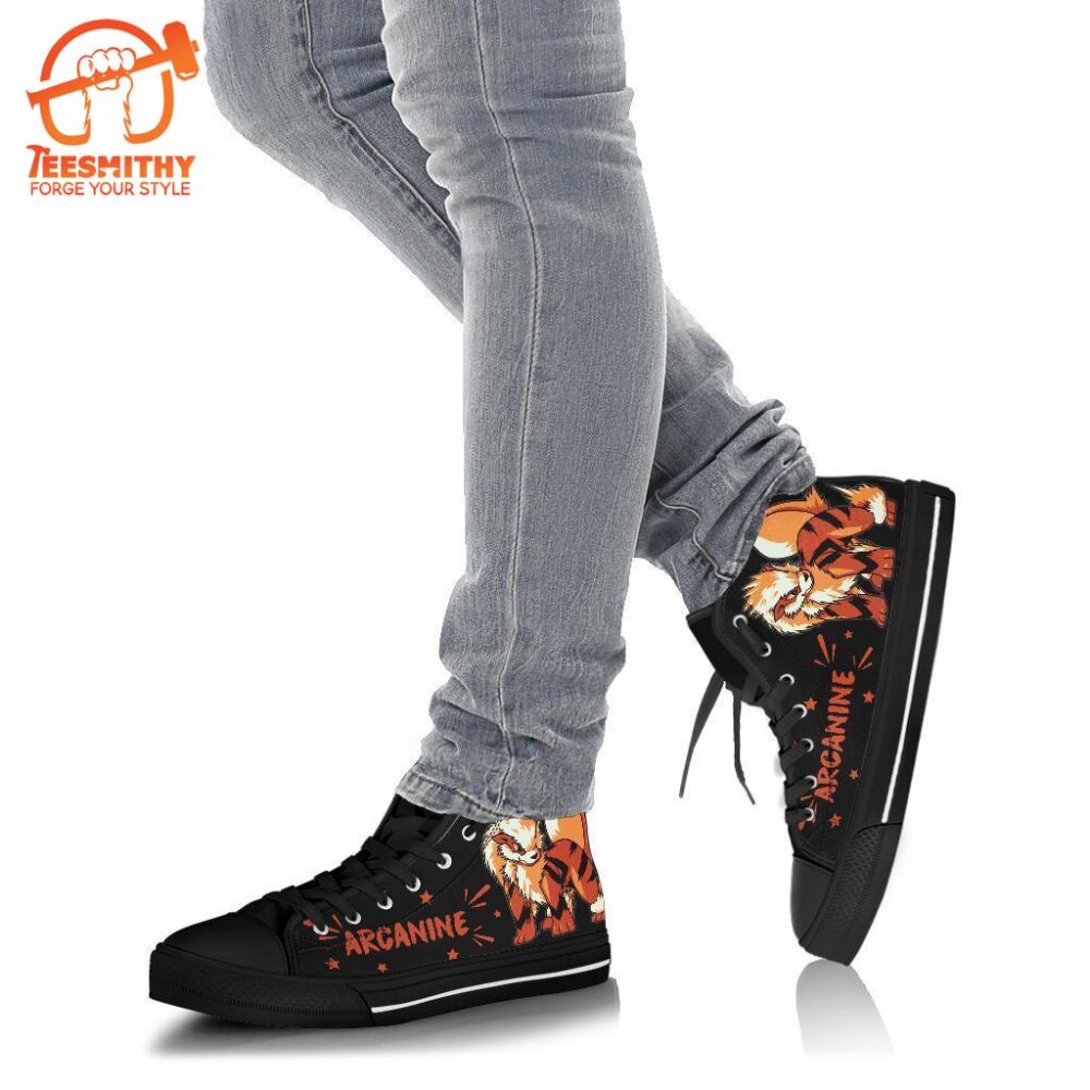 Arcanine High Top Shoes Gift Idea