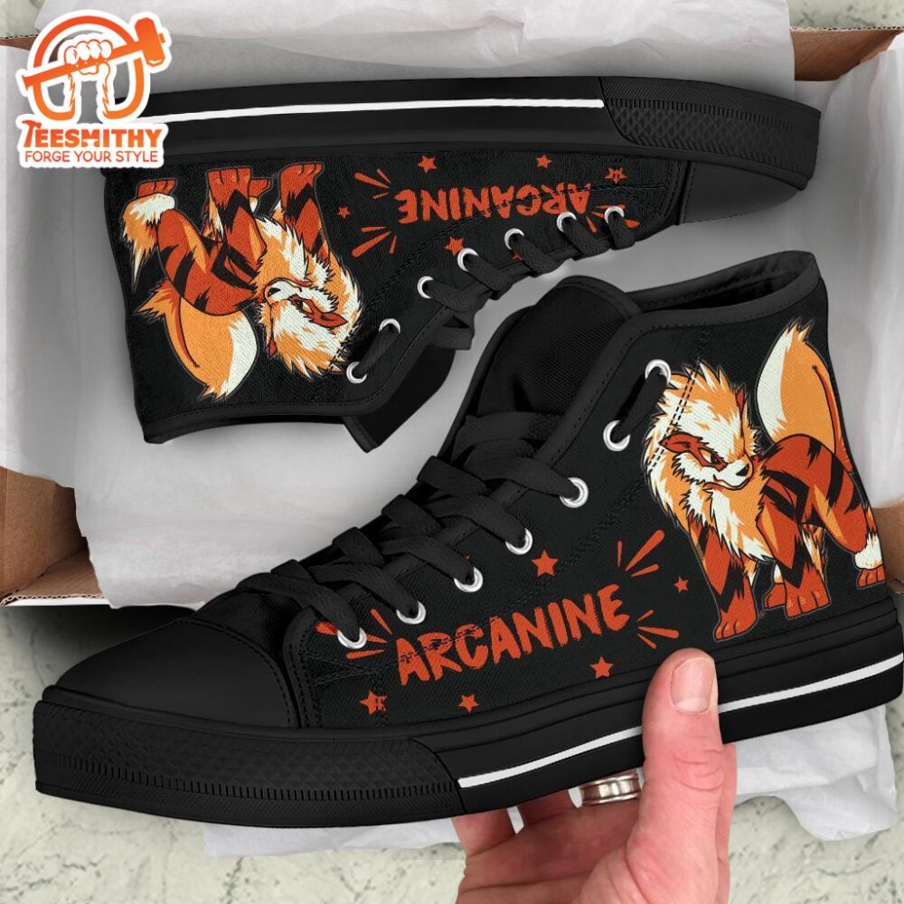 Arcanine High Top Shoes Gift Idea