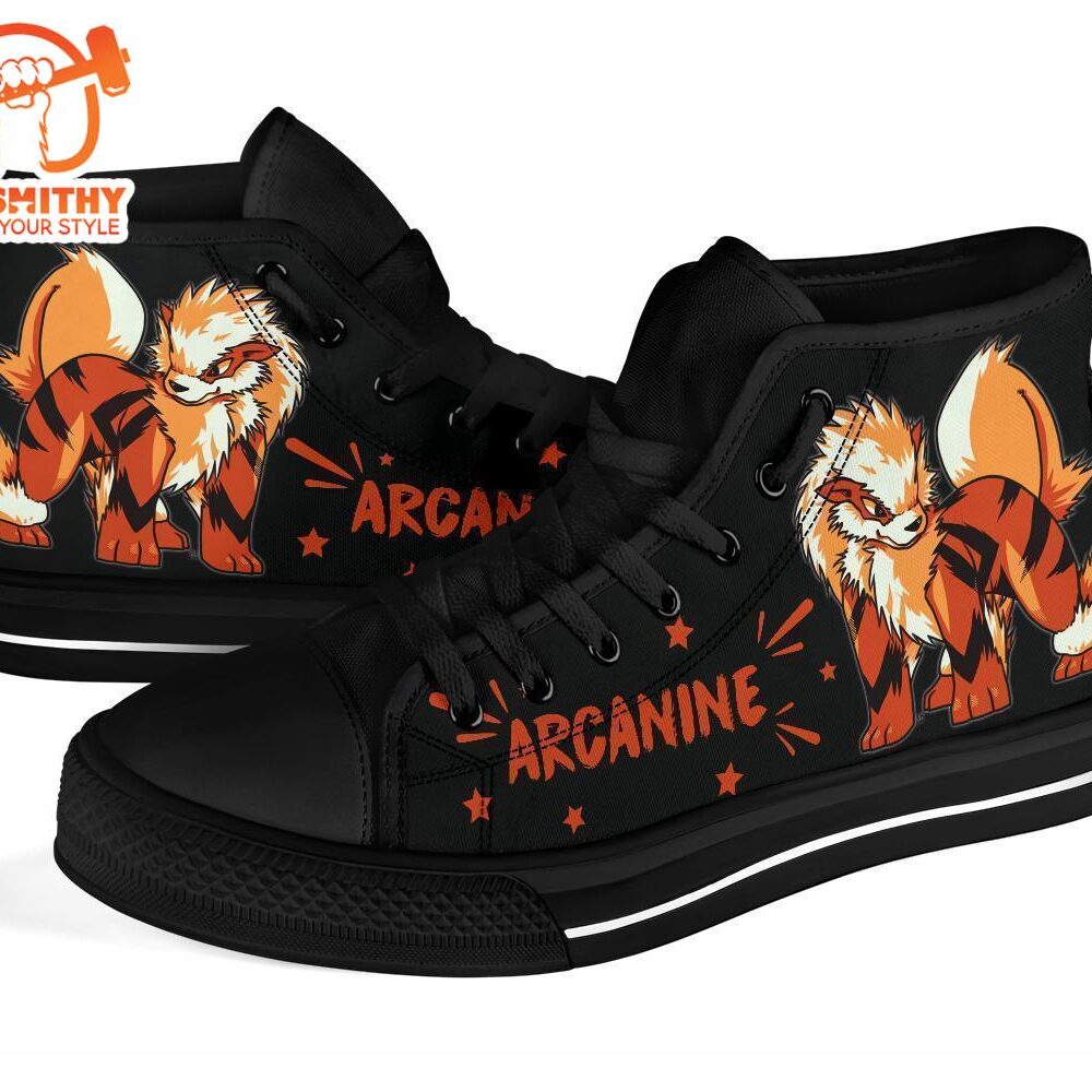 Arcanine High Top Shoes Gift Idea