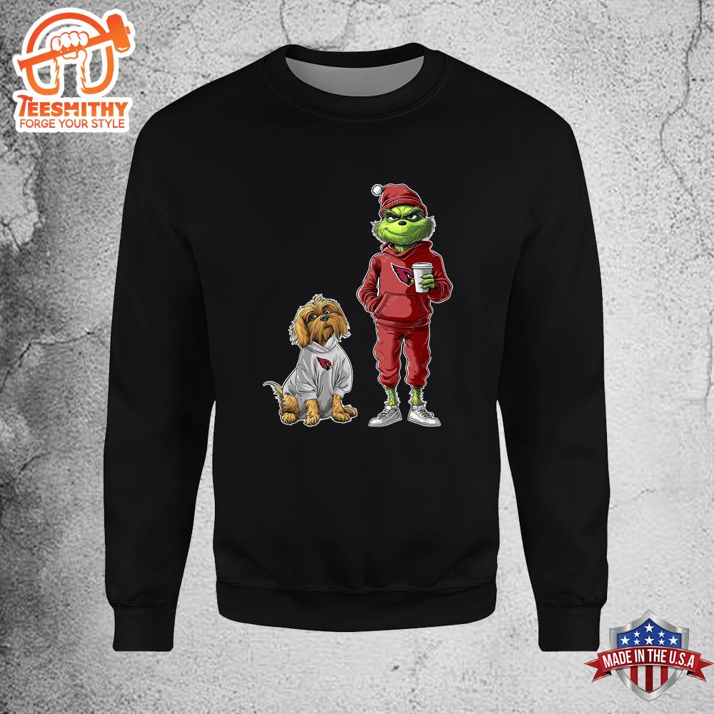 Arizona Cardinals Grinch Christmas Football Sweatshirt