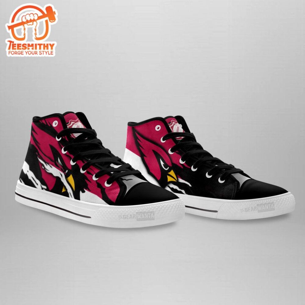 Arizona Cardinals High Top Shoes Custom For Fans