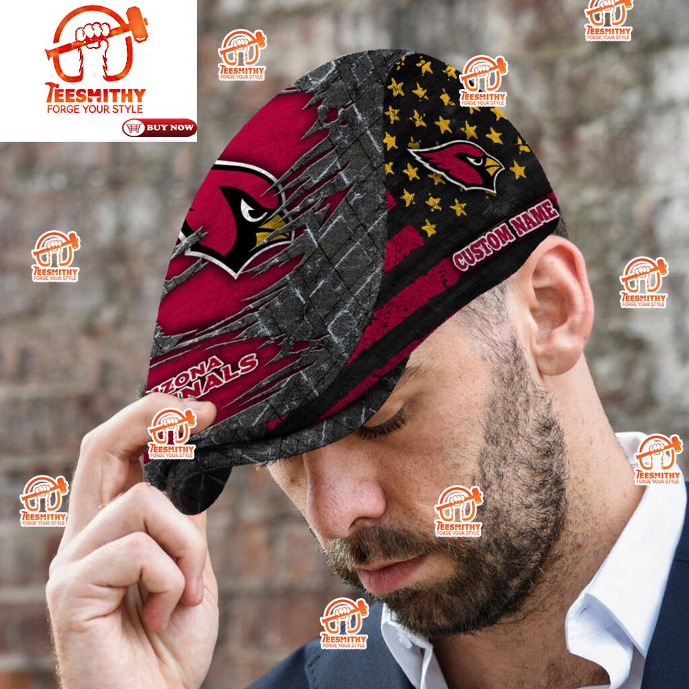 Arizona Cardinals NFL Personalized Jeff Cap