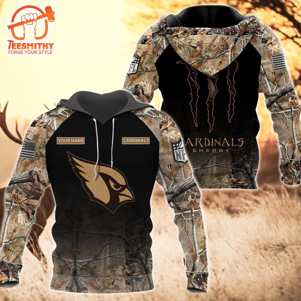 Arizona Cardinals Personalized Hoodie Camo Hunting Perfect Gift  Gift Christmas