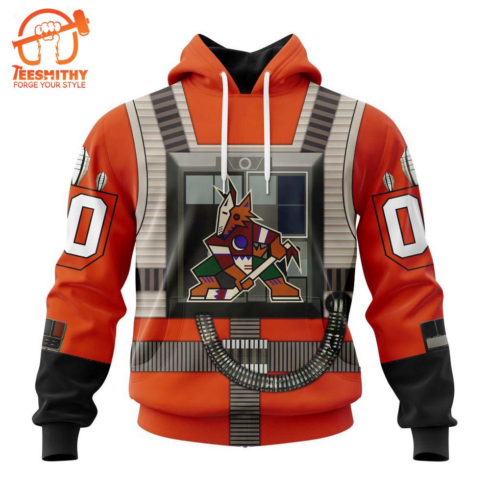 Arizona Coyotes Hoodie Star Wars Rebel Pilot Design Hoodie LV LO1PVRK6