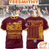 Arizona State Sun Devils 2025 Chick-Fil-A Peach Bowl Champions For Fans 3D T-Shirt