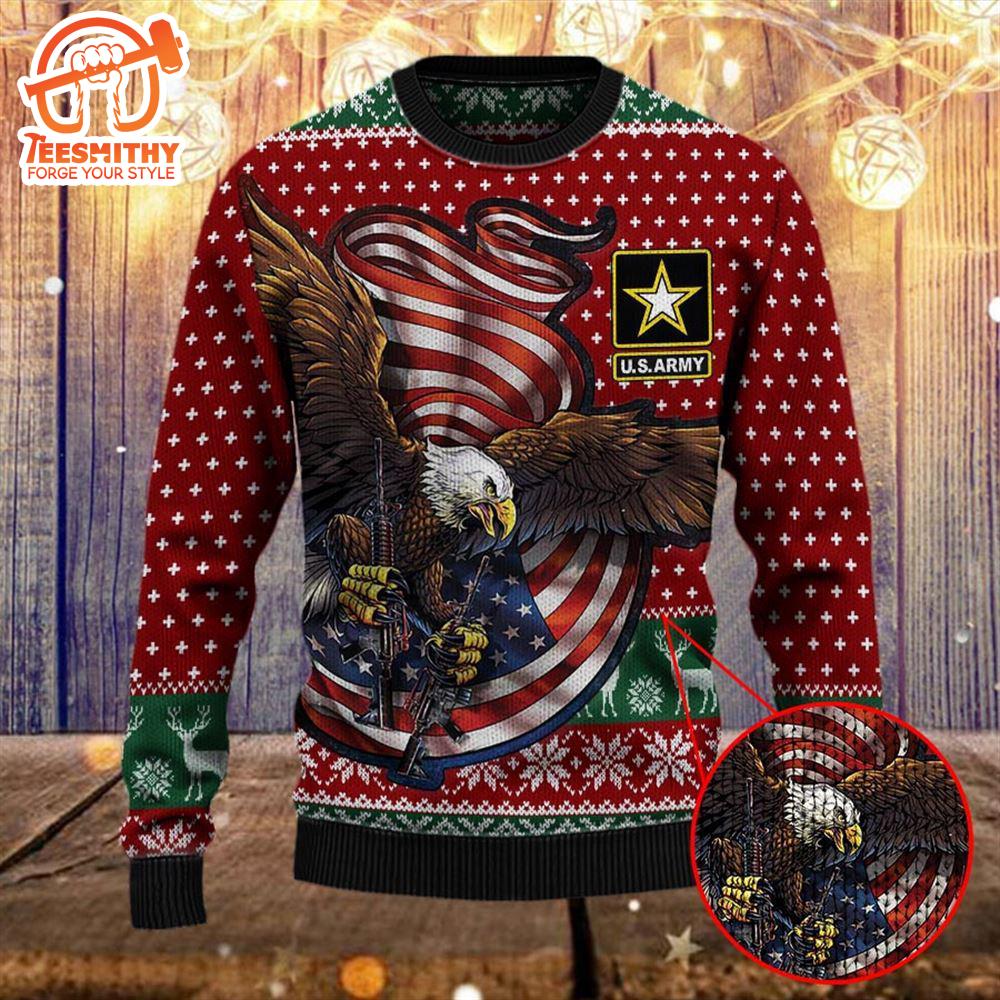 Armed Forces Army Military Vva Vietnam Veterans Day Gift For Father Dad Christmas Ugly  – Veteran Sweater