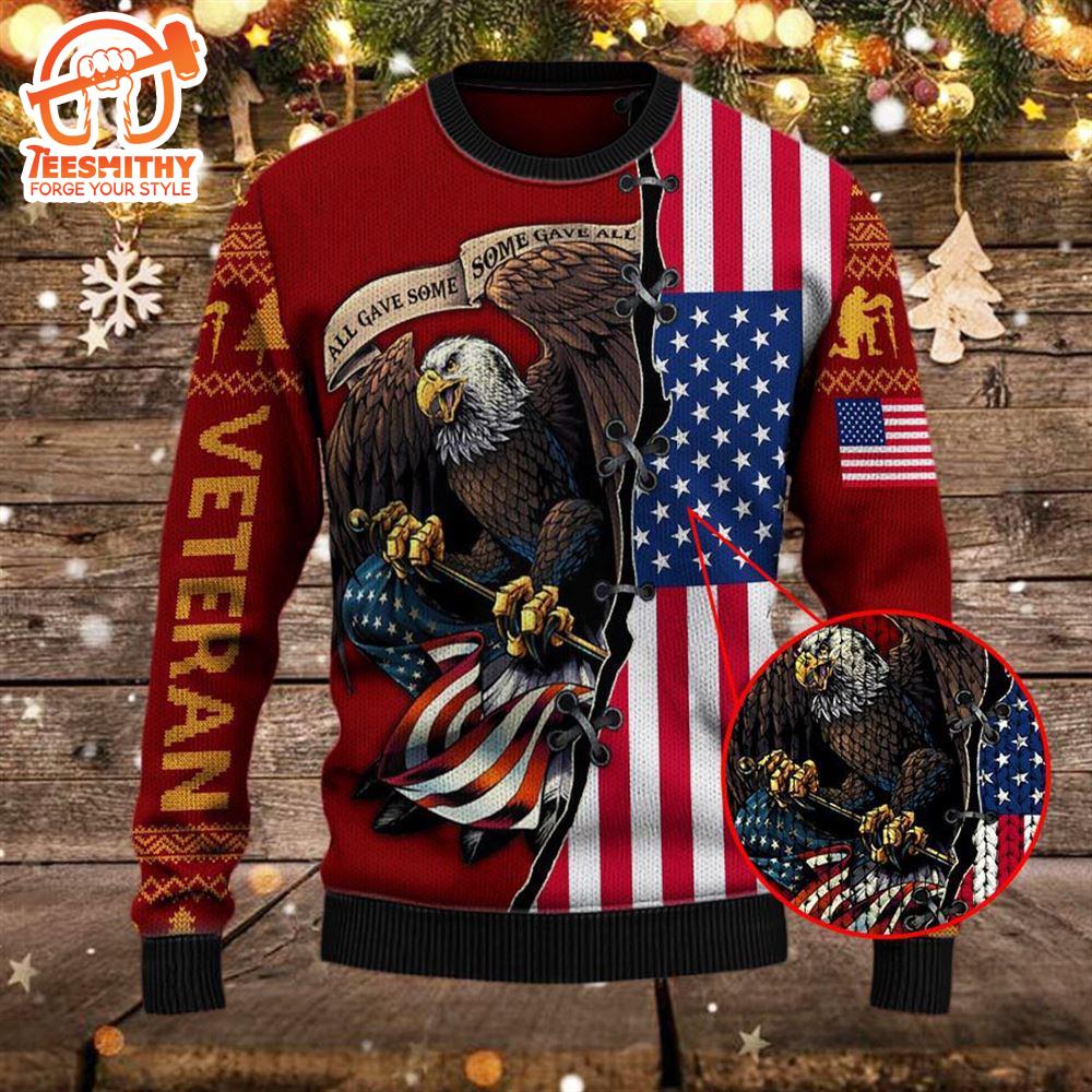 Armed Forces Army Usn Navy Usmc Marine Usaf Air Forces Uscg Coast Guard Military Vva Vietnam Veterans Day Gift For Father Dad Christmas Ugly Sweater – Veteran Sweater