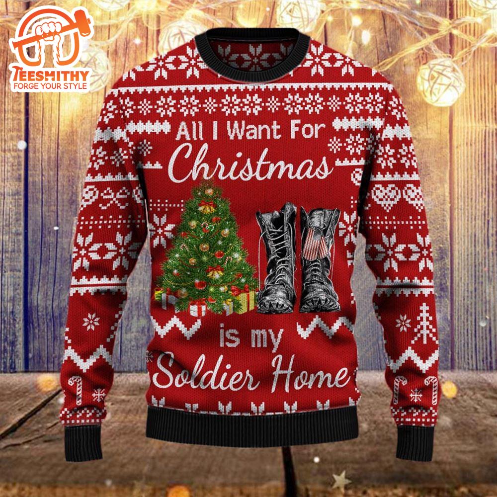 Armed Forces Army Usn Navy Usmc Marine Usaf Air Forces Uscg Coast Guard Military Vva Vietnam Veterans Day Gift For Father Dad Christmas Wool Ugly  – Veteran Sweater