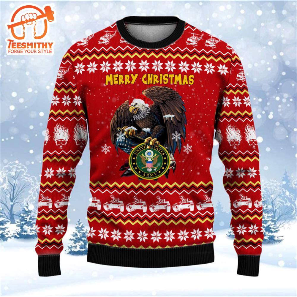 Armed Forces Army Veteran Military Soldier Ugly  – Veteran Sweater