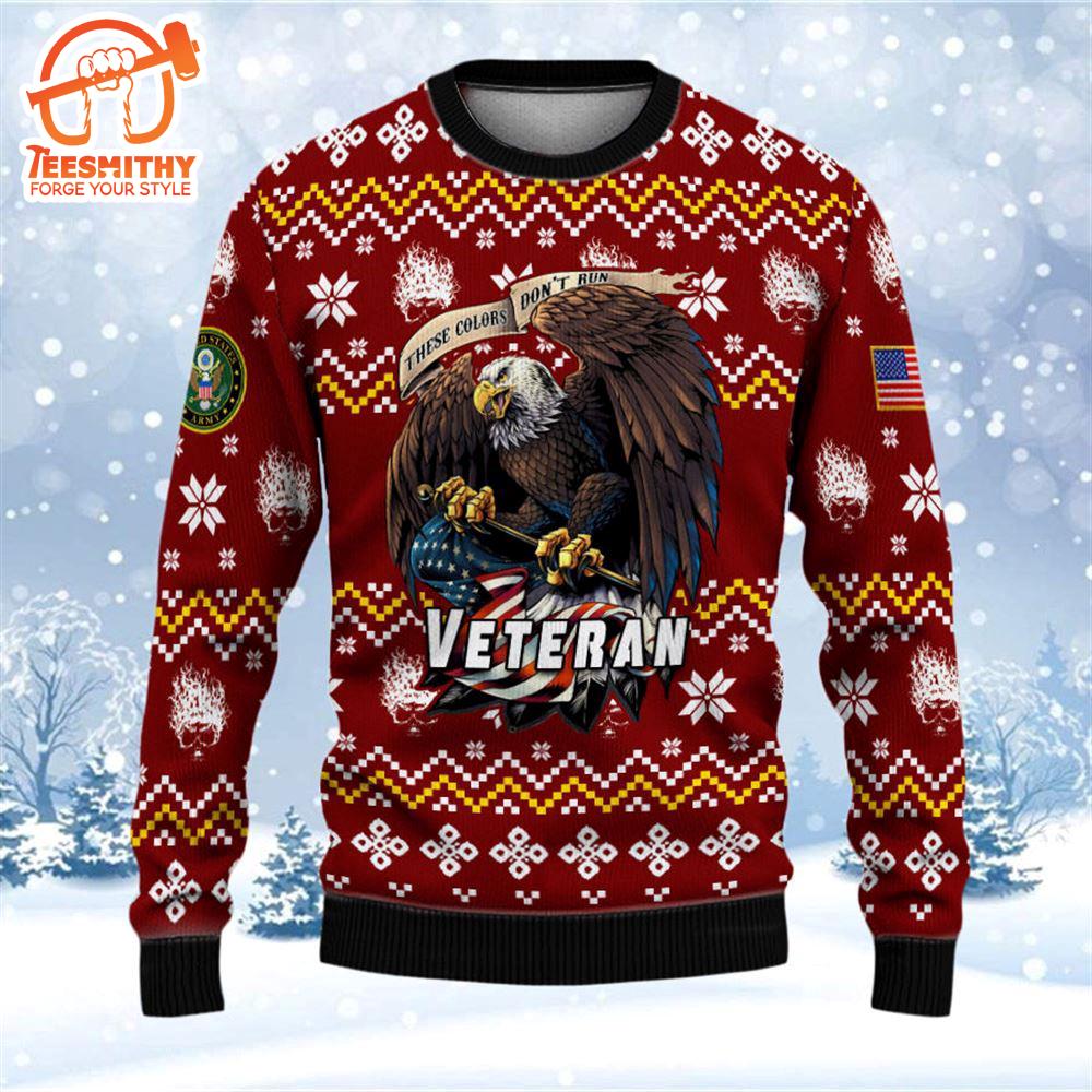 Armed Forces Army Veteran Military Sweater – Veteran Sweater