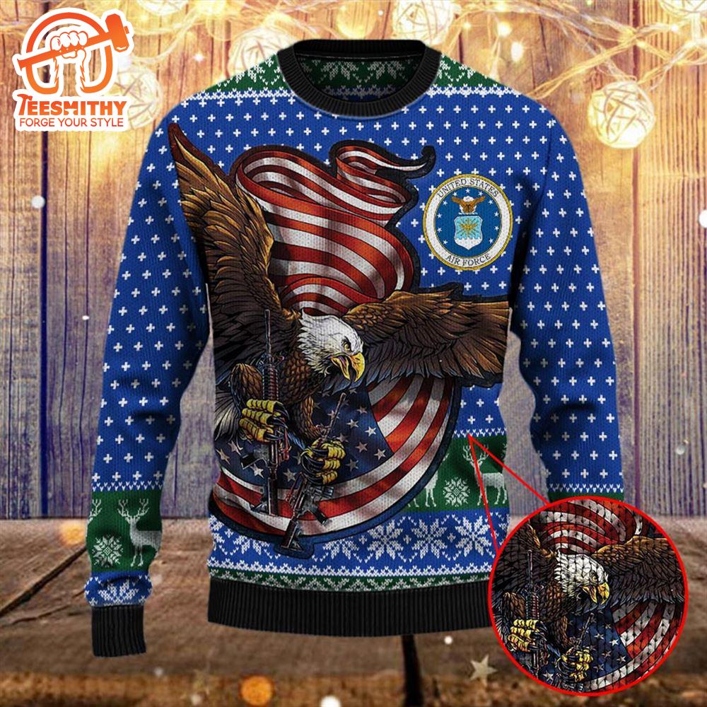 Armed Forces Usaf Air Forces Military Vva Vietnam Veterans Day Gift For Father Ugly Sweater – Veteran Sweater