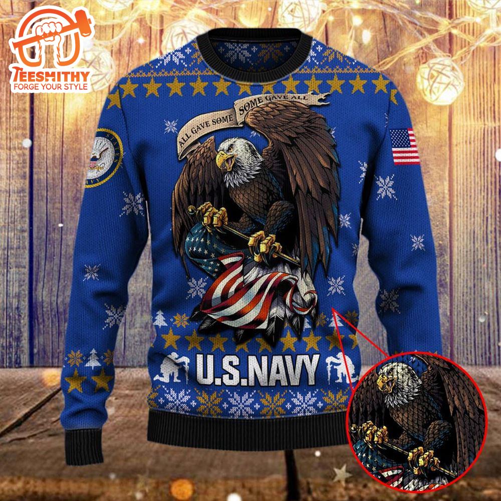 Armed Forces Usn Navy Military Vva Vietnam Veterans Day Gift For Father Dad Christmas Sweater – Veteran Sweater