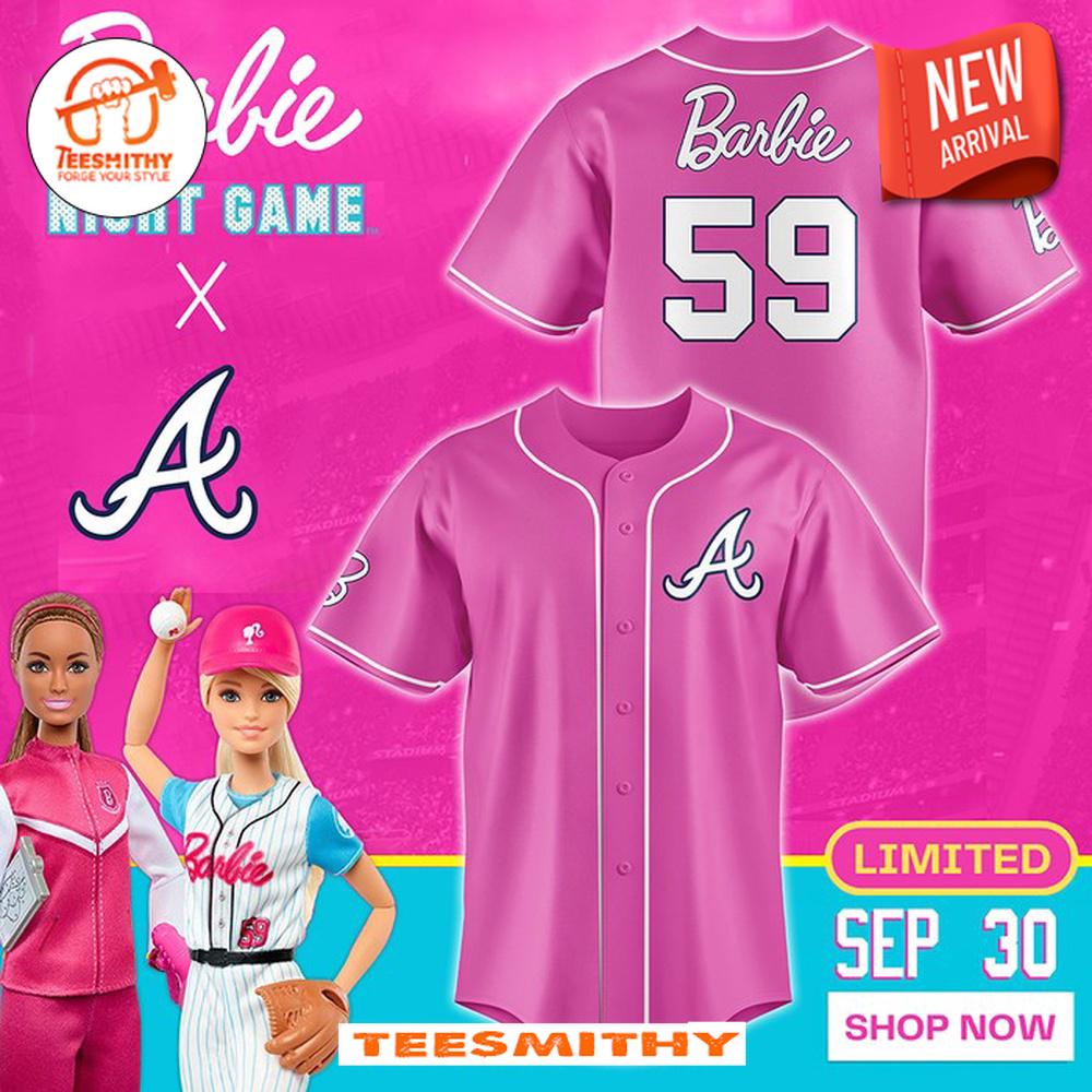 Atlanta Braves Baby Night Game 59th Anniversary Baseball Jersey