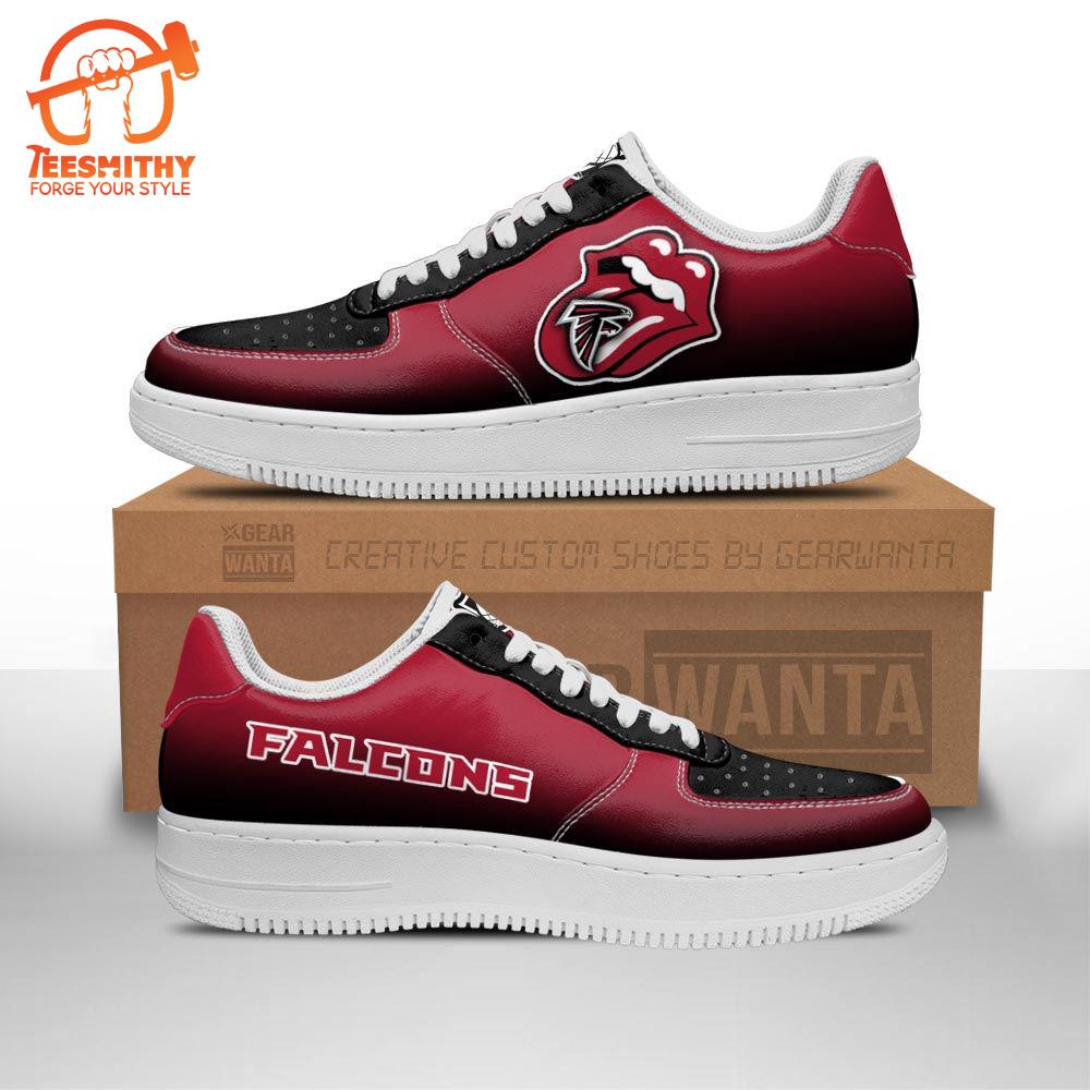 Atlanta Falcons Air Sneakers Custom Force Shoes Sexy Lips For Fans  Gift For Christmas