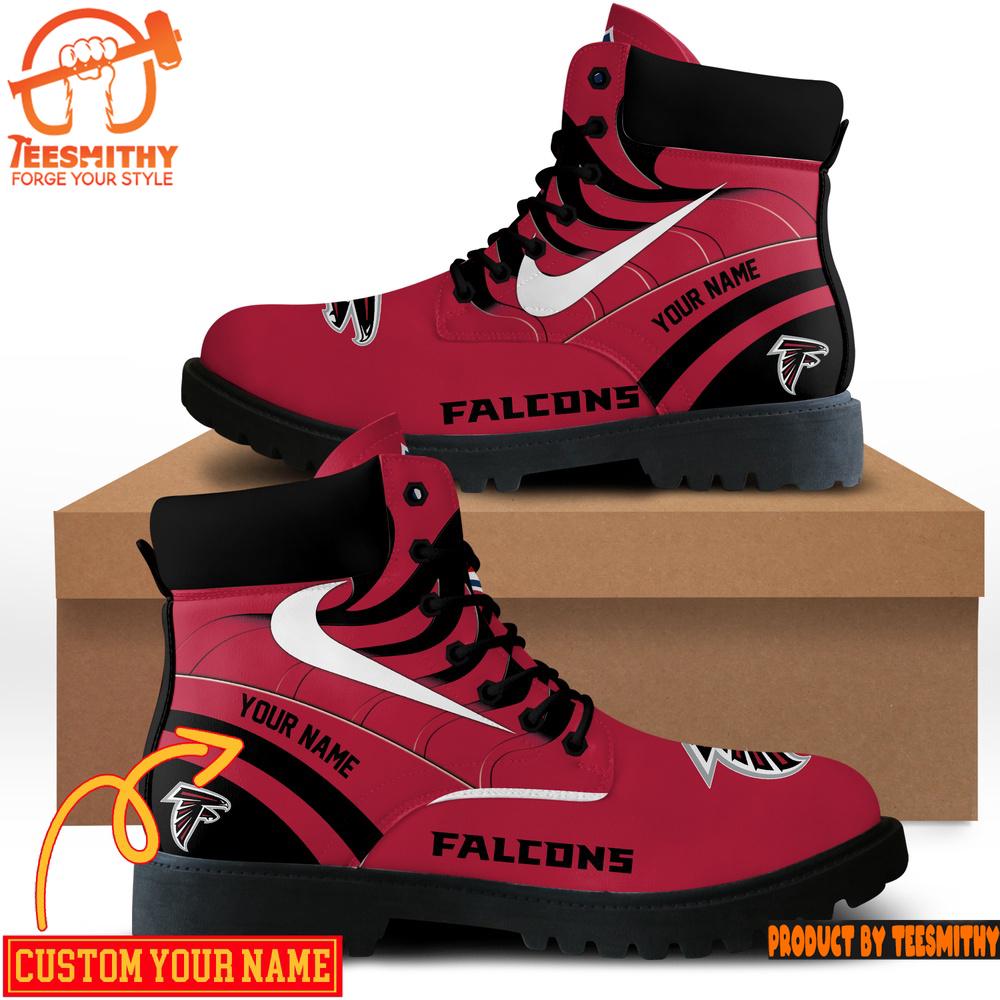 Atlanta Falcons Custom Boots Shoes Idea Gift For Fan