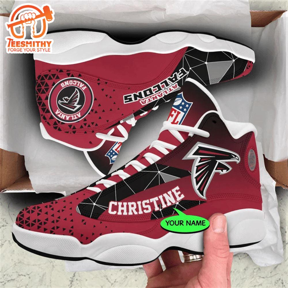 Atlanta Falcons NFL Personalized Jordan 13 Shoes  Gift Christmas