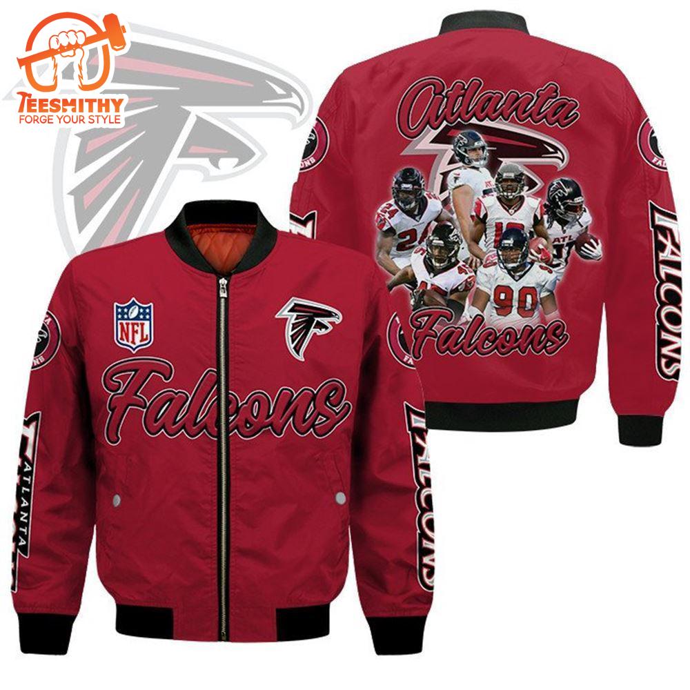 Atlanta Falcons Players Nfl Bomber Jacket  Gift For Fans