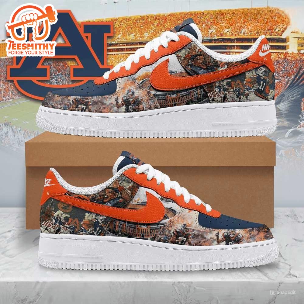 Auburn Football Ncaa Air Force 1 Shoes