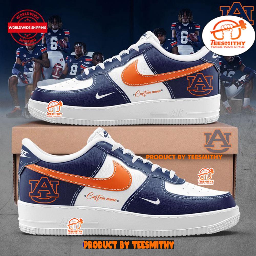 Auburn Tigers Football Custom Name For Fans Air Force 1 Shoes Shoes