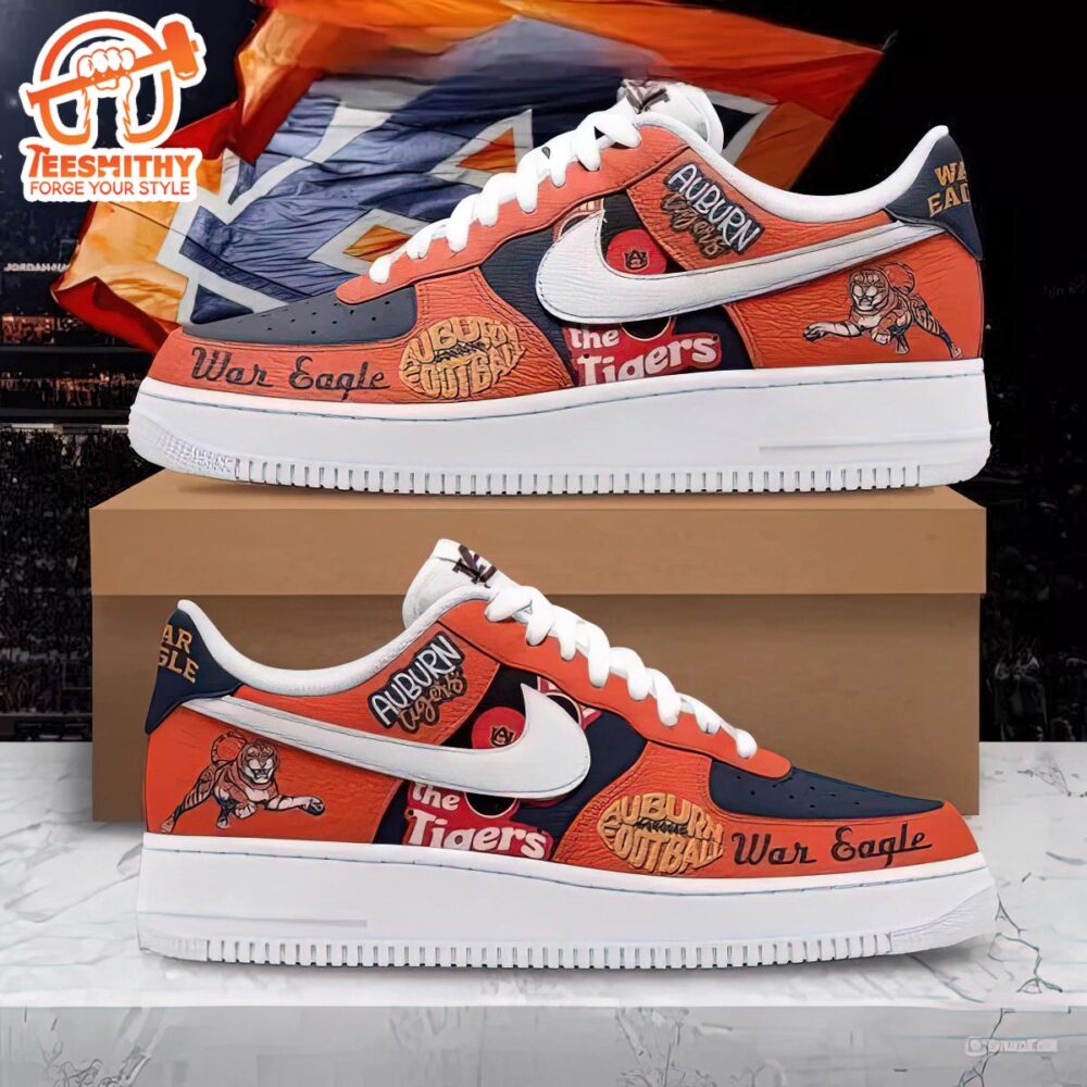 Auburn Tigers War Eagle The Ti.Gers 2024 Air Force 1 Shoes