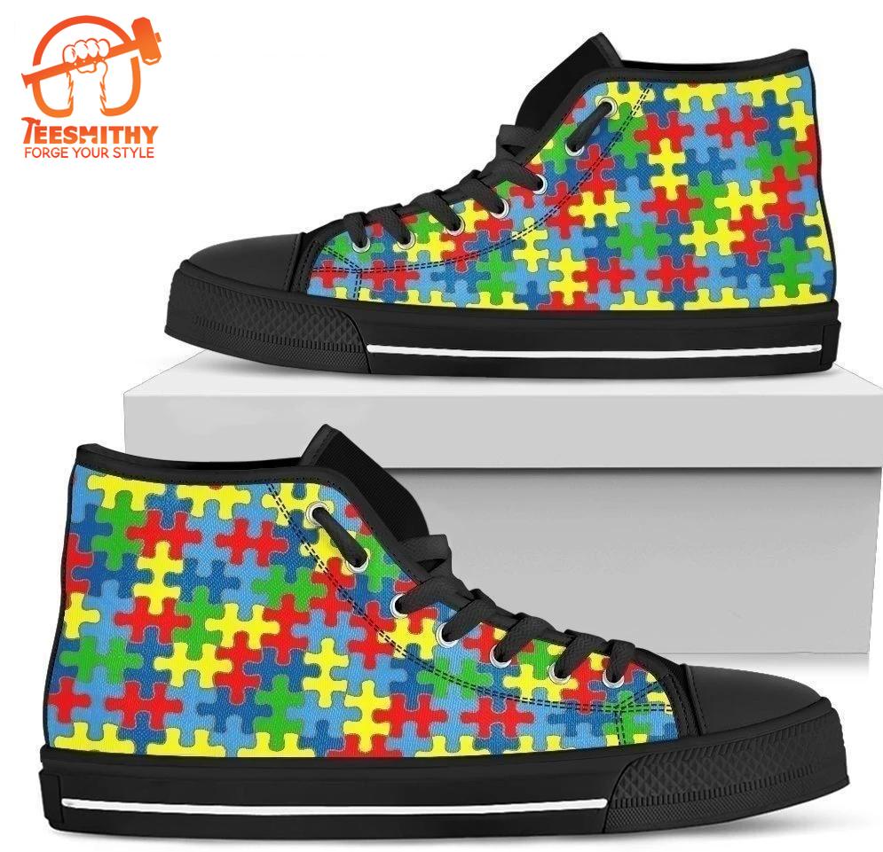 Autism Awareness Women’s High Top Shoes