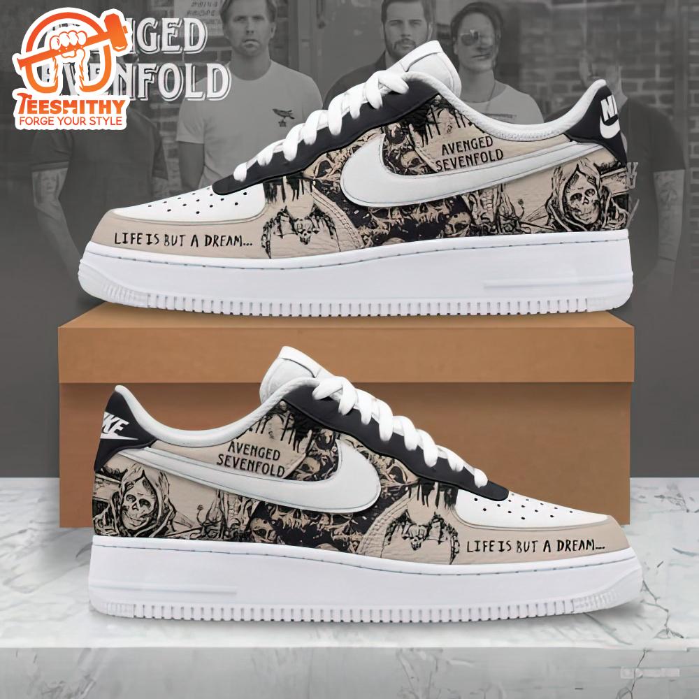 Avenged Sevenfold Life Is But A Dream Air Force 1 Shoes