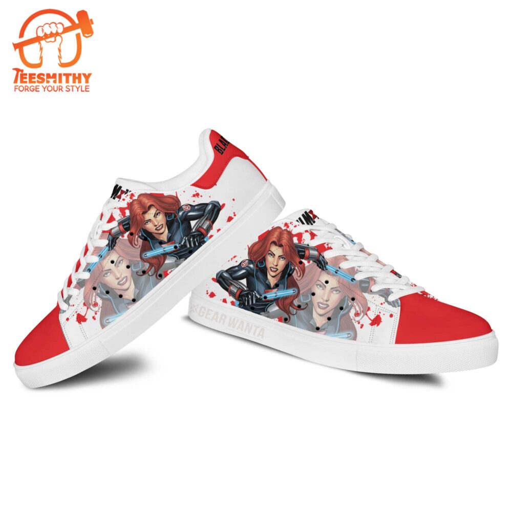 Avengers Black Widow Stan Smith Shoes For Kid