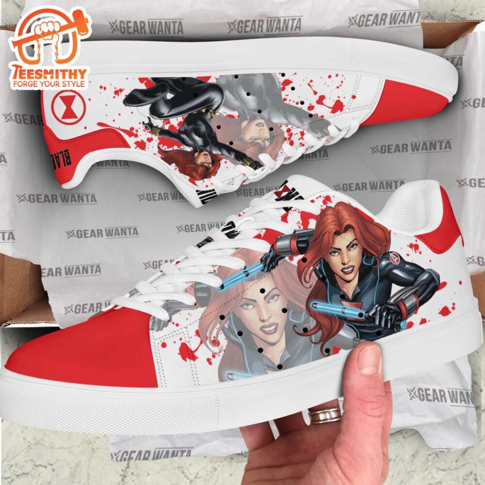 Avengers Black Widow Stan Smith Shoes For Kid