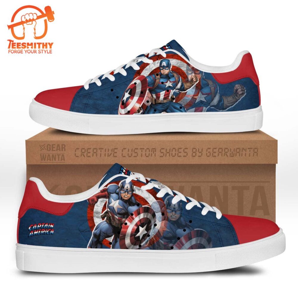 Avengers Captain America Stan Smith Shoes For Kid