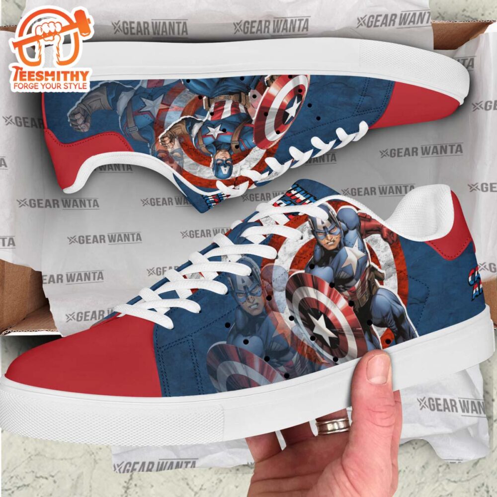 Avengers Captain America Stan Smith Shoes For Kid