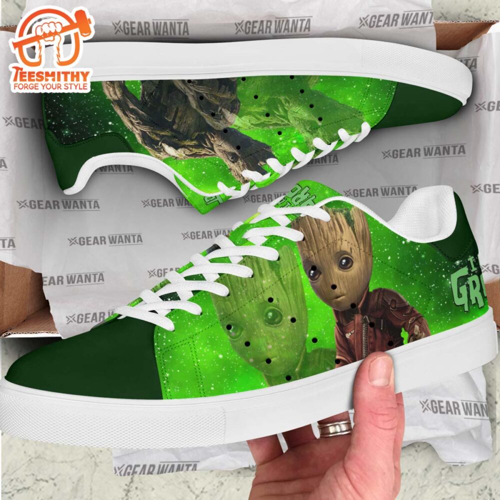 Avengers Groot Stan Smith Shoes For Kid