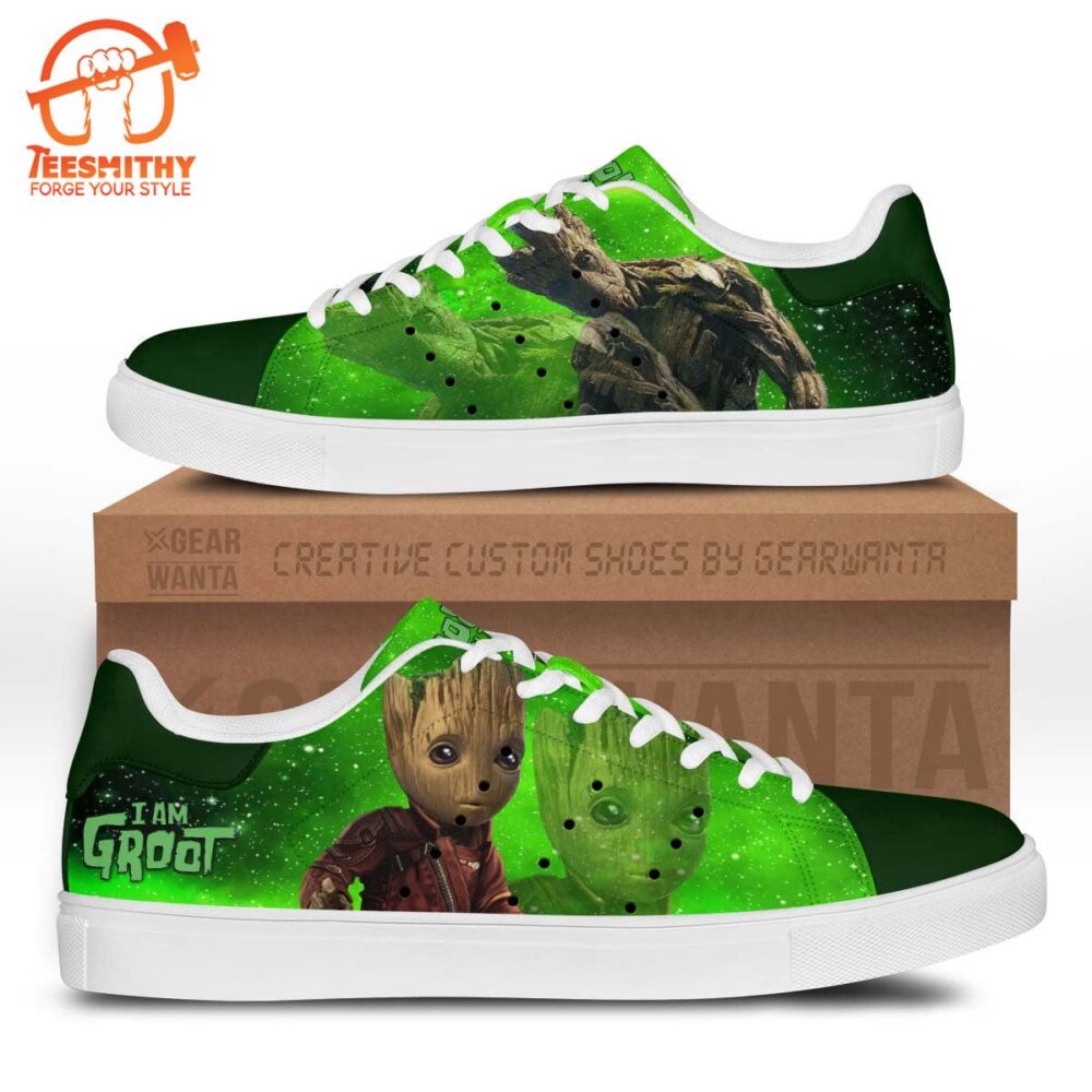 Avengers Groot Stan Smith Shoes For Kid