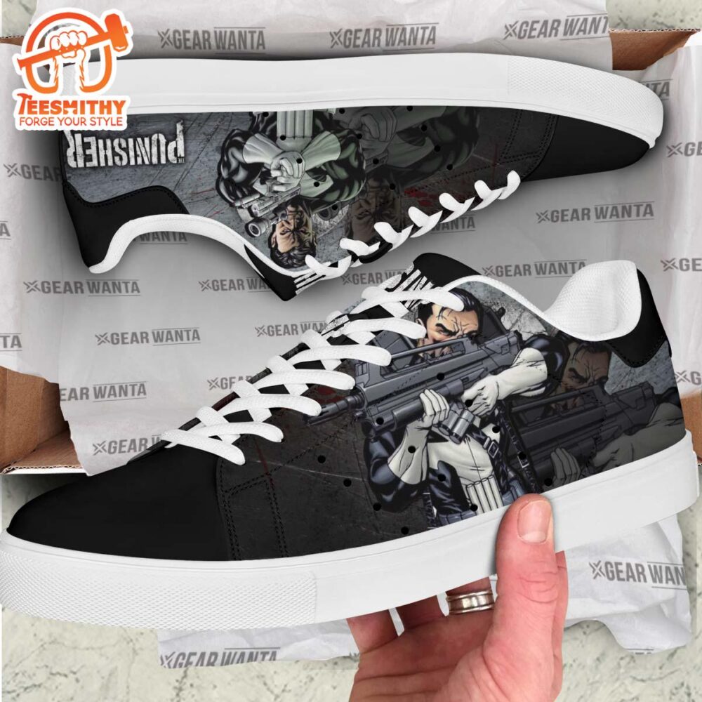 Avengers Punisher Stan Smith Shoes For Kid