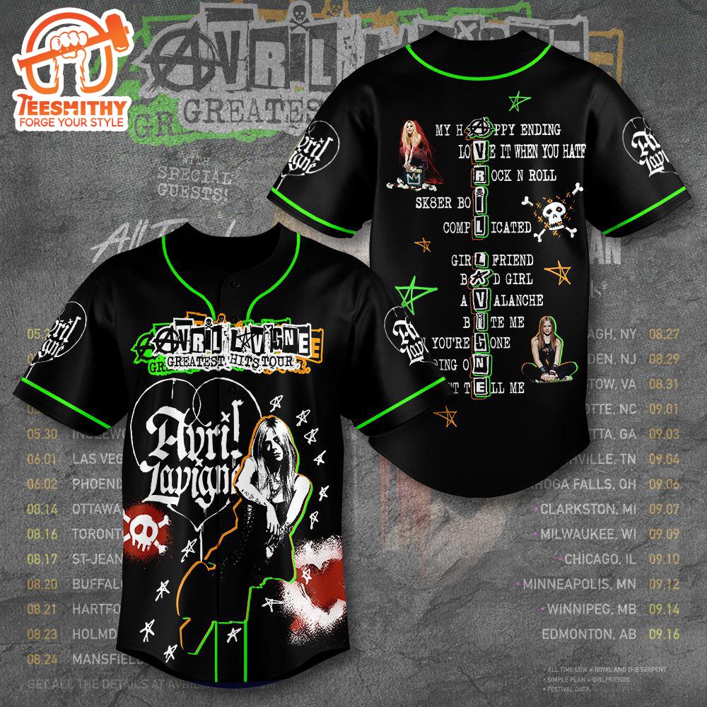 Avril Lavigne Baseball Jersey Gift For Fan