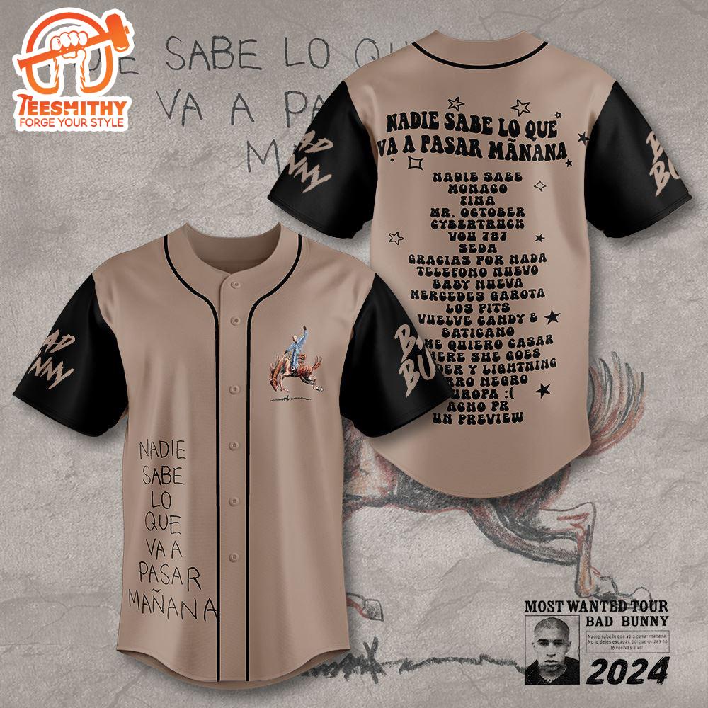 Bad Bunny Baseball Jersey Gift For Fan