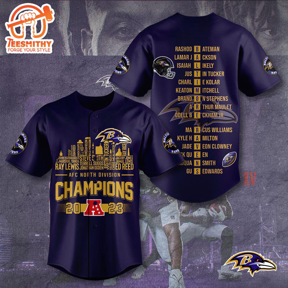 Baltimore Ravens Baseball Jersey Gift For Fan