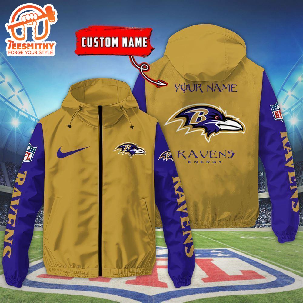 Baltimore Ravens Custom Name Outdoor Jacket