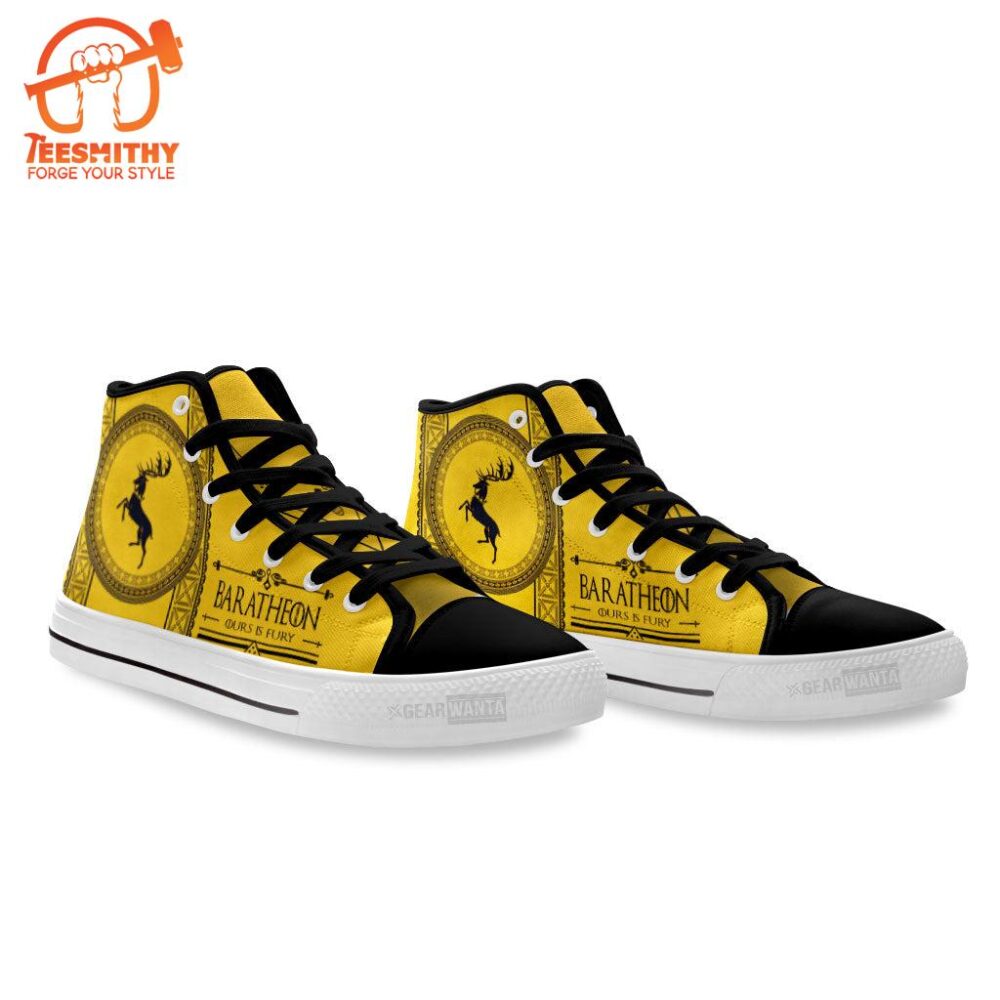 Baratheon Game Of Thrones High Top Shoes Custom For Fans