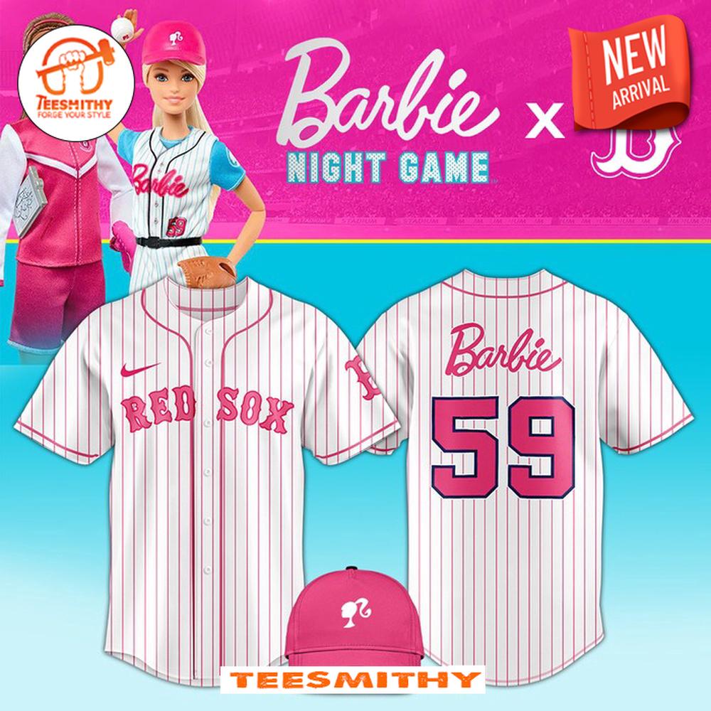 Barbie x Red Sox 2024 Limited Edition Baseball Jersey