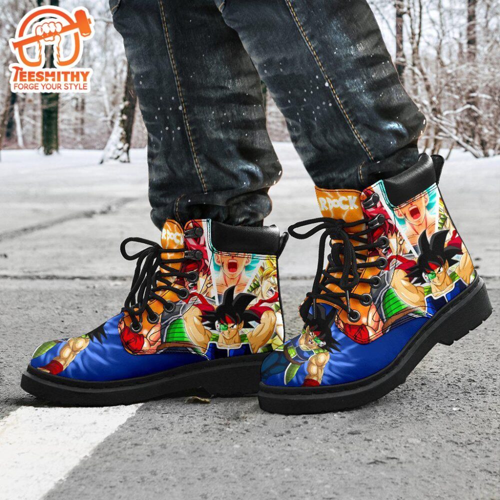 Bardock Dragon Ball Boots Shoes Custom Anime Fan Gift Idea