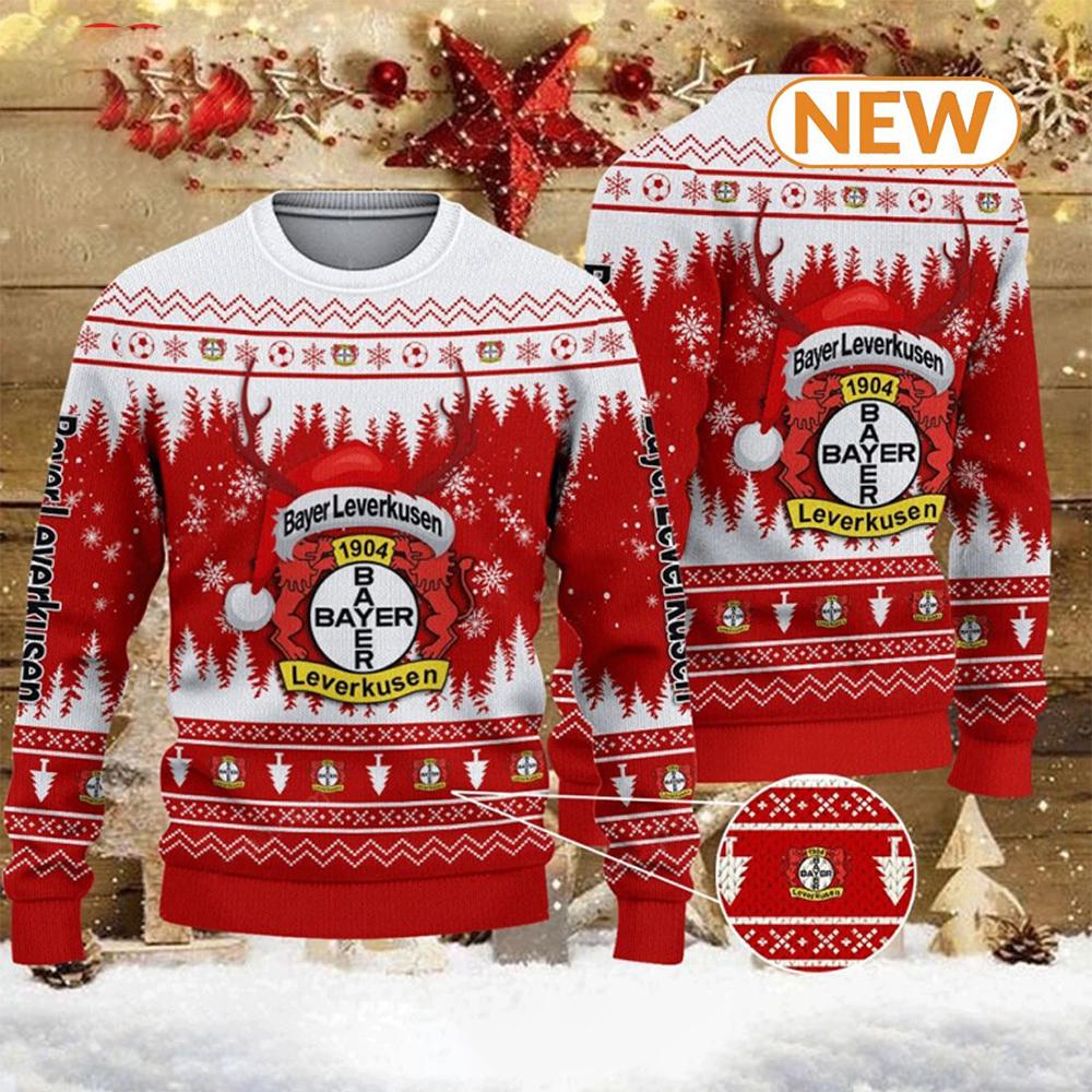 Bayer Leverkusen Ugly Christmas Sweater Shirt, Sweatshirt