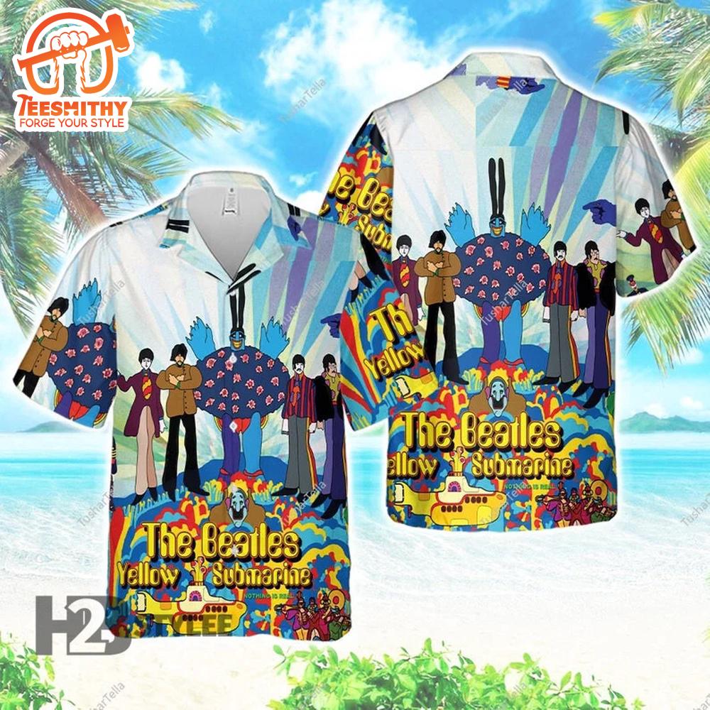 Beatles Yellow Submarine Adventure Hawaiian Shirt