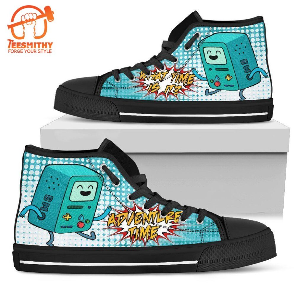 Beemo Sneakers Adventure Time High Top Shoes Funny Gift