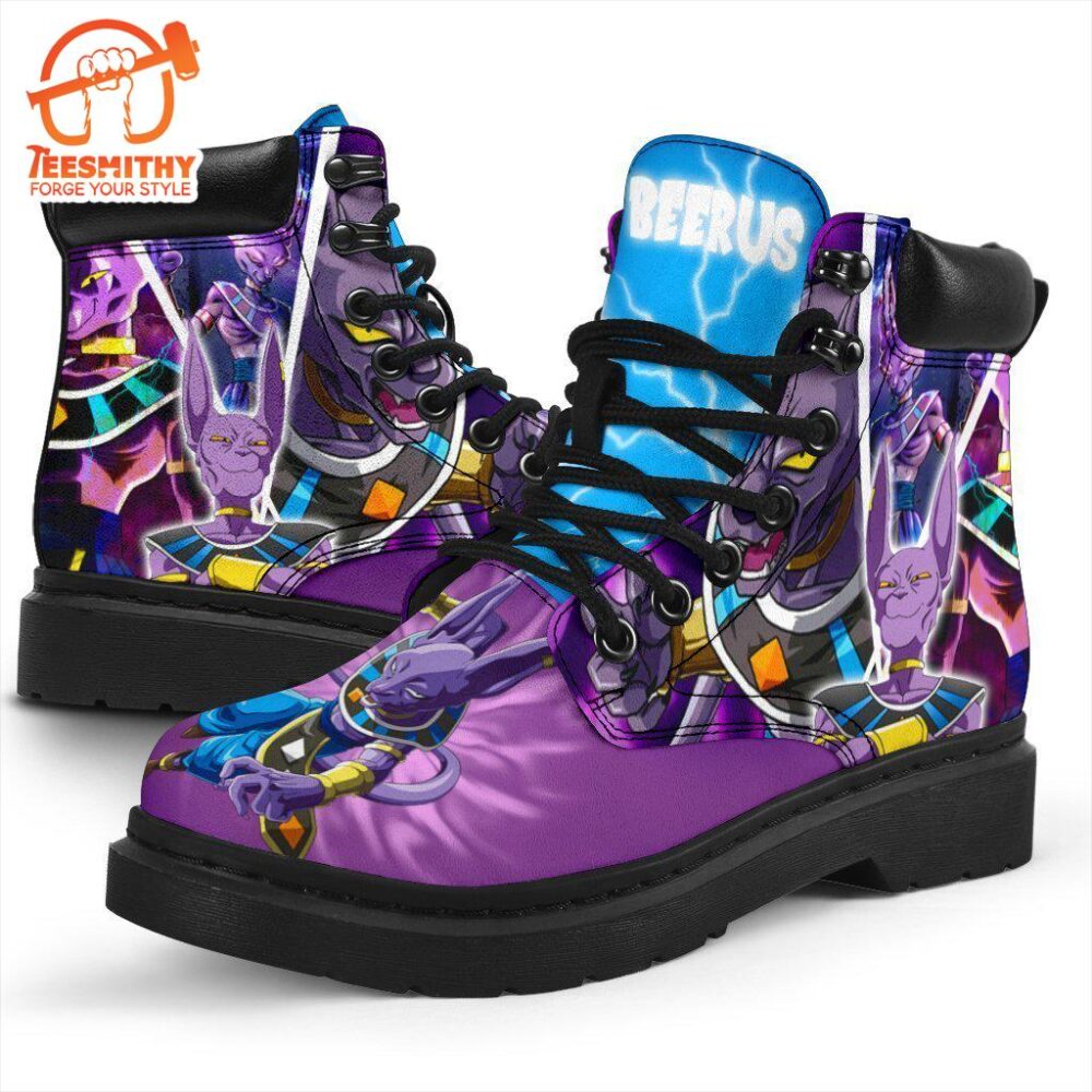 Beerus Dragon Ball Boots Shoes Anime Custom Idea